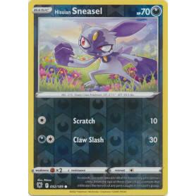 Hisuian Sneasel 092/189 Reverse Holo Astral Radiance, Ophalen of Verzenden, Nieuw, Losse kaart, Foil