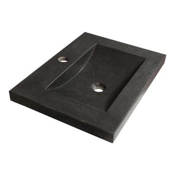 Brauer Magma Wastafel - 60 cm - met 1 Spoelbak en 1 Kraangat, Ophalen of Verzenden, Nieuw