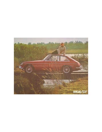 1966 MG MGB GT LEAFLET ENGELS, Boeken, Nieuw, Author