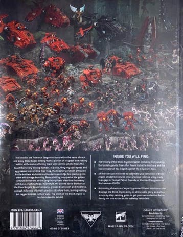 Codex supplement Blood Angels 10th edition (Warhammer 40.000, Hobby en Vrije tijd, Wargaming, Ophalen of Verzenden, Nieuw