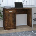 vidaXL Bureau met kast en lade 100x40x73 cm bewerkt hout, Verzenden, Nieuw