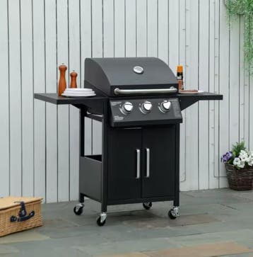 Opvouwbare Houtskool BBQ met 2 Roosters en Gele Grillplaat, Tuin en Terras, Barbecue-accessoires, Verzenden, Nieuw