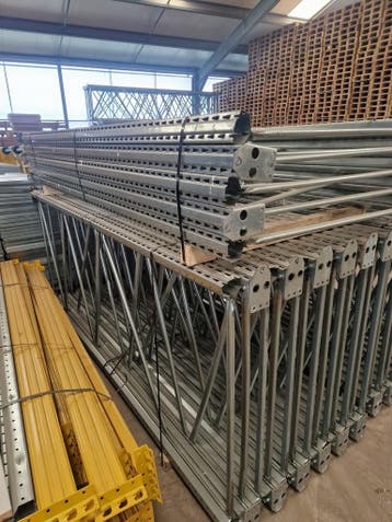 Metalsistem palletstelling verzinkt, gebruikt - Staander, Ophalen of Verzenden