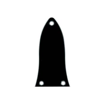Boston LRC-34-B truss rod cover, black, 2 ply, black - white, Muziek en Instrumenten, Instrumenten | Onderdelen, Ophalen of Verzenden