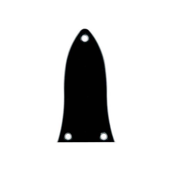 Boston LRC-34-B truss rod cover, black, 2 ply, black - white, Muziek en Instrumenten, Instrumenten | Onderdelen, Nieuw, Ophalen of Verzenden