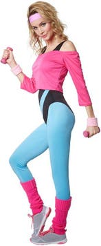 2dekans | dressforfun - Aerobicster XL - verkleedkleding, Ophalen of Verzenden, Zo goed als nieuw