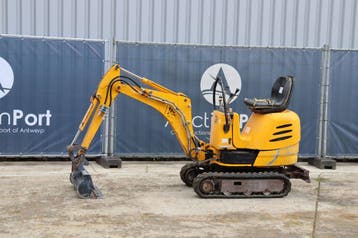 Veiling: Minigraver JCB Diesel 12.7kW 2003, Ophalen, Graafmachine