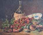 L Gassier (XIX-XX) - Aarbeien op tafel