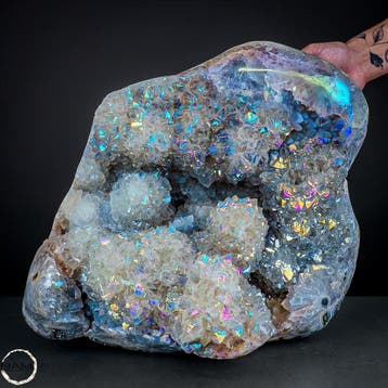 Monumentale Angel Aura amethist-kwartsdruse uit Uruguay –, Verzamelen, Nieuw