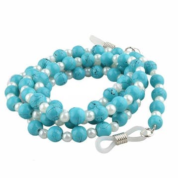 Fako Bijoux - Brillenkoord - Natuursteen - Turquoise - 6.5mm, Verzenden, Nieuw