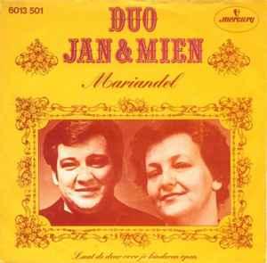 vinyl single 7 inch - Duo Jan &amp; Mien - Mariandel, Verzenden, Zo goed als nieuw, 7 inch, Pop