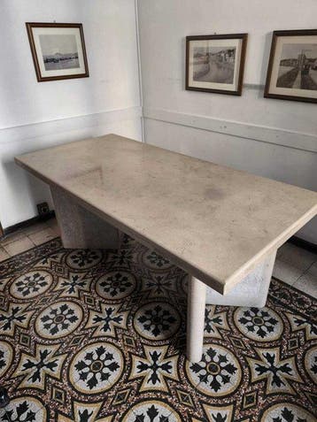 Tafel - Marmer - Bureau van Trani-marmer