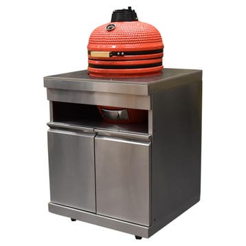 Kamado met meubel 18inch 58x68xH90 cm, Ophalen of Verzenden, Nieuw