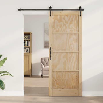 vidaXL Binnendeur 93 x 211 cm Multiplex Naturel, Doe-het-zelf en Verbouw, Deuren en Horren, Verzenden, Nieuw