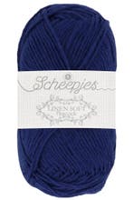 Scheepjes Linen Soft - 611 kobaltblauw - Linnen/Katoen Gar, Ophalen of Verzenden, Nieuw