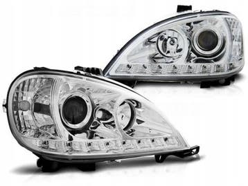 Koplampen Mercedes M-Klasse W163 98-01 Devil Eyes DRL look, Ophalen of Verzenden, Nieuw