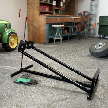 Zitmaaierkrik / Gazonmaaierlift - Staal - Max. 400 KG - Zwar, Auto diversen, Krikken, Verzenden, Nieuw