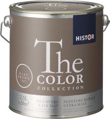 Histor The Color Collection Muurverf - 10 Liter - Hare Brown, Verzenden, Nieuw