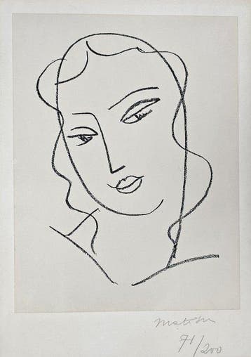 Henri Matisse (1869-1954) - Étude pour la Vierge, Antiek en Kunst