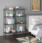 4-Lagen Ladderkast – Zwart Metaal – Vintage Stellingrek, Huis en Inrichting, Verzenden, Nieuw
