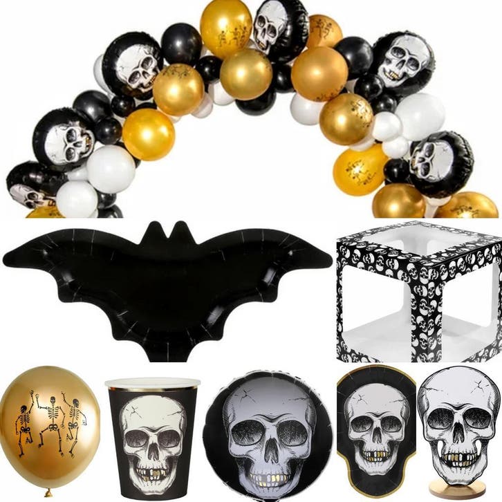 Halloween party- en decoratie pakket XXL nu 14,95!, Hobby en Vrije tijd, Feestartikelen, Halloween of Griezel, Nieuw, Versiering