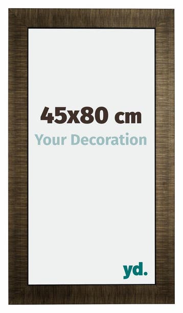 Fotolijst 45x80 cm - Champagne Geborsteld - Hout - Leeds, Verzenden, Nieuw
