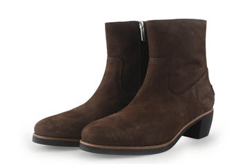 Shabbies Amsterdam Enkellaarzen in maat 41 Bruin, Kleding | Dames, Verzenden, Lage of Enkellaarzen, Zo goed als nieuw, Bruin