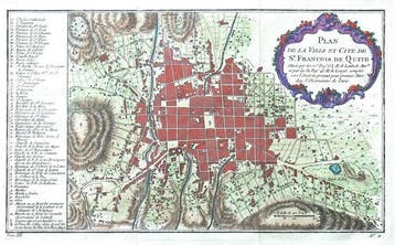 Ecuador - Quito; N. Bellin - Plan de la Ville et Cité de St., Boeken, Nieuw