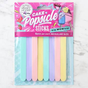 Sweet Stamp Lolly/IJsstokjes Pastel Herbruikbaar Set/8**, Verzenden, Nieuw