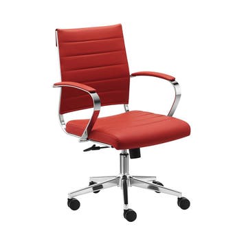 Bureaustoel Cádiz Rood, Ophalen of Verzenden, Nieuw