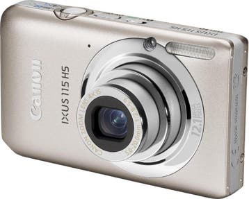 Canon IXUS 115 HS Digitale Compact Camera - Zilver, Verzenden, Zo goed als nieuw