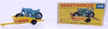 Matchbox 1:64 - Modelauto - Honda Motorcycle with Trailer -, Nieuw