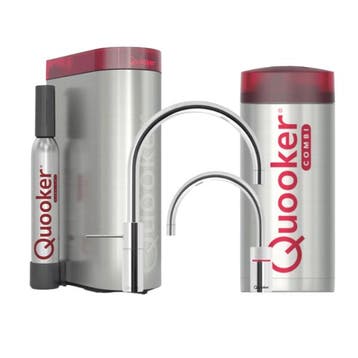 €2396 QUOOKER COMBI NORDIC ROUND TWINTAPS RVS + CUBE - 22, Ophalen of Verzenden, Nieuw
