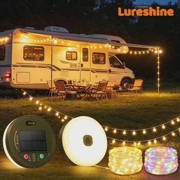 Draagbare LED Campinglamp met 13 Modi - Oplaadbaar & Zonne-e, Verzenden, Nieuw