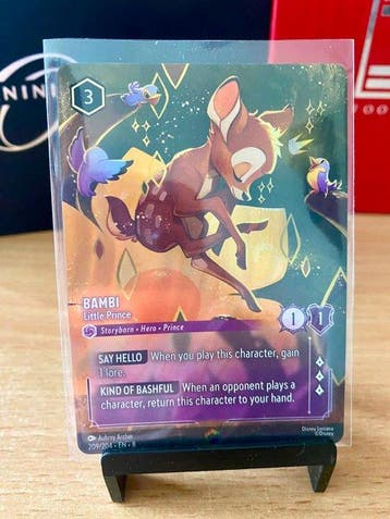 Ravensburger - 1 Card - Disney Lorcana - Bambi 209/204 EN-8, Nieuw