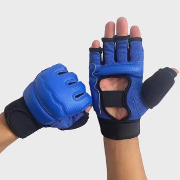 Half Finger Bokshandschoenen PU Leer - MMA, Kickboksen, Kara, Verzenden, Nieuw