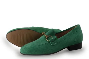 Linea Zeta Loafers in maat 36 Groen, Verzenden, Overige typen, Zo goed als nieuw, Linea Zeta