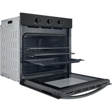 Indesit Inbouw Oven IO-232H-B-UK 60cm Click&Clean - Zwart, Ophalen of Verzenden, Nieuw