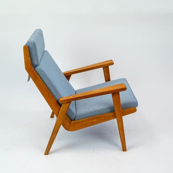 Fauteuil | Vintage | Rob Parry | H | RP  1611, Ophalen of Verzenden, Zo goed als nieuw, Mid-Century