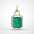 Zonder minimumprijs - Hanger - 14 karaat Geel goud - 3.00ct.
