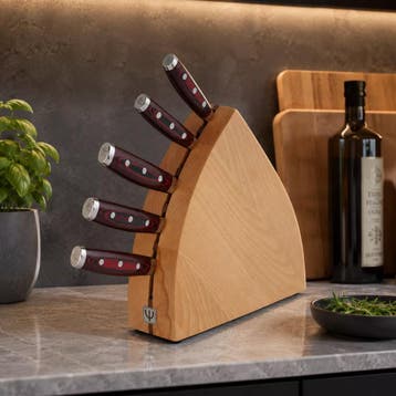 Yaxell Super Gou Messenset – 6-delig – Beukenhouten Mess, Ophalen of Verzenden, Nieuw, Hout