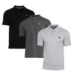 Donnay Donnay Heren - 3-Pack - Polo shirt Noah - Zwart /, Kleding | Heren, Polo's, Verzenden, Nieuw