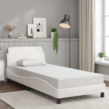 Dover Bed Wit | Tweedekansje | OP=OP, Overige materialen, Gebruikt, 90 cm, Eenpersoons