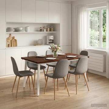 vidaXL Vierkante Eettafel 160 x 70 x 75 cm Massief, Verzenden, Nieuw