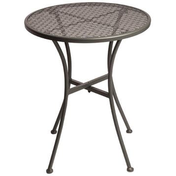 Bolero ronde stalen terrastafel grijs 60cm, Zakelijke goederen, Horeca | Meubilair en Inrichting, Verzenden, Nieuw in verpakking