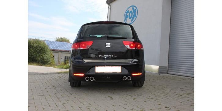 FOX Seat Altea XL 5P - voorwielaandrijving einddemper uitgan, Auto-onderdelen, Uitlaatsystemen, Nieuw, Verzenden