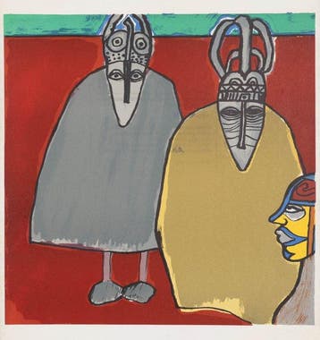 Corneille (1922-2010) - Zonder titel, Antiek en Kunst
