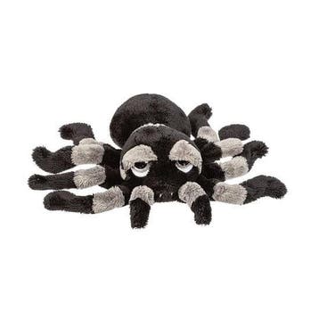 Pluche vogelspin knuffel - zwart/grijs - 13 cm - spin, Verzenden, Nieuw