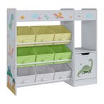 Kinderkast Søndreland open kast 80x90x29,5 cm dinosaurusmoti, Verzenden, Nieuw