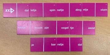 Taaldomino Woord verkleinen Roze 6, Boeken, Verzenden, Nieuw